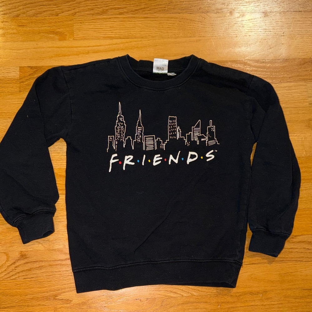 FRIENDS Black Crewneck Sweatshirt